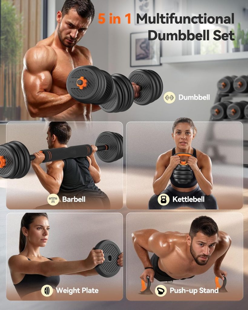 Best Adjustable Dumbbells: Transform Your Home Fitness Journey with Revolutionary 5-in-1 Equipment best adjustable dumbbells
