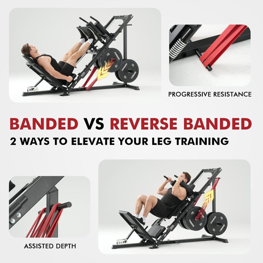 Gym Machine for Home: Transform Your Lower Body with the Mikolo 45 Degree Leg Press - The Ultimate Solution for Busy Professionals Gym Machine for Home