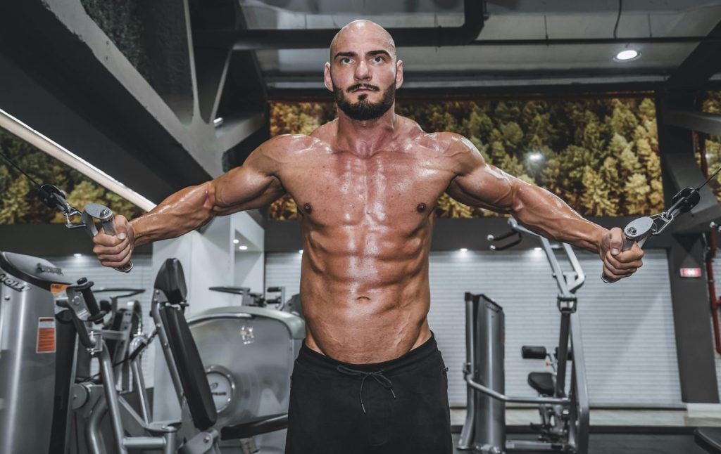 chest workout with machine